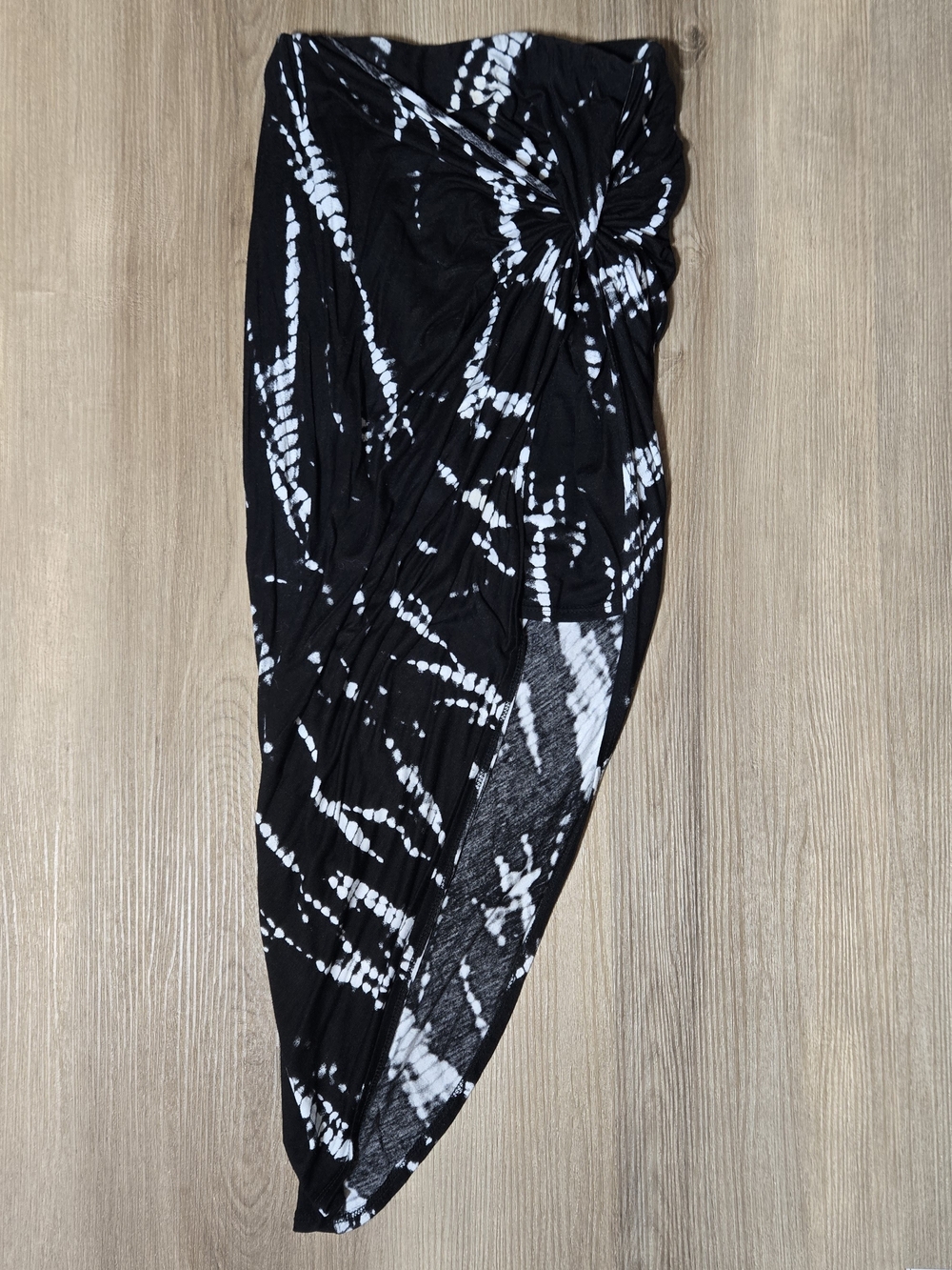 Asymmetrical Tie-Dye Skirt